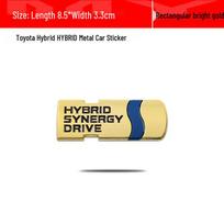 3D Galinis Emblemos HYBRID Lipdukas Toyota Camry Hybrid