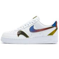 Nike Air Force 1 Low Netinkamai įdėti Swoosh ženkleliai Balti Multi CK7214-101 38.5 white