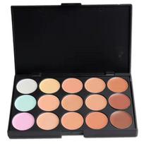15-Color Concealer Tray, Cover Dark Circles, Cover Acne, Natural Color Before Long-lasting Makeup, No Makeup Off, Concealer Palette beige