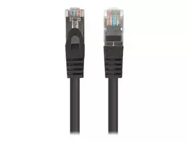 LANBERG Patchcord Cat.6 FTP 5m black 10-pack