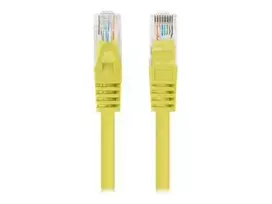 LANBERG Patchcord Cat.6 UTP 0.25m yellow 10-pack