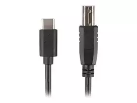 LANBERG Cable USB-C M ->USB-B M 2.0 1.8m