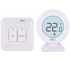 Kambarinis rankinis belaidis termostatas 230V/16A 2xAA baltas