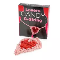 Lovers Candy G-String Edible Lingerie 145g - Pastel Sweets Novelty