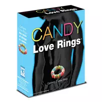 Candy Love Edible Rings Set 3pcs - Playful Flavored Accessories