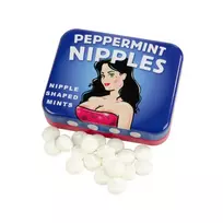 Funtime Peppermint Candy Discs Sugar-Free 45g Embossed Tin