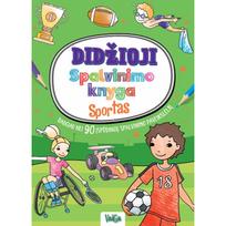 Pažeista: Didžioji spalvinimo knyga. Sportas - Su defektais