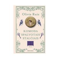 Komoda spalvotais stalčiais