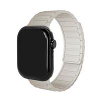Silikoninė apyrankė su magnetiniu užsegimu, skirta „Apple Watch“ 38/40/41mm - Starlight