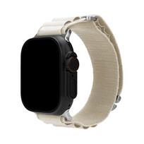 Nailoninė austa apyrankė su reguliuojamu užsegimu, skirta „Apple Watch“ 38/40/41mm - Starlight