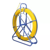 Extralink kabelių traukimo strypas 3,8 mm 75 m | Stiklo pluošto FRP, skersmuo 3,8 mm, ilgis 75 m, geltonas