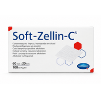 Soft-Zellin-C spiritinės servetėlės LED kaukei, 100 vnt.