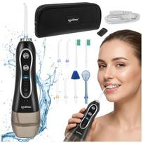 Belaidis burnos irigatorius Soulima, 5 režimai, 8 antgaliai, juodas