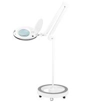 Elegante kosmetologinė lempa su lupa, stovu ir 60 LED, 5D, 10 W