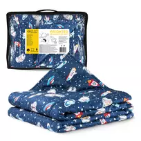 4FIZJO sunkioji antklodė vaikams 4 kg, 100 x 150 cm, tamsiai mėlyna