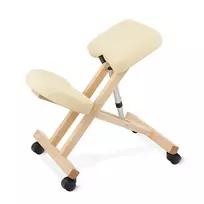 Ergonominė klūpėjimo kėdė 4FIZJO PURE, smėlio spalvos
