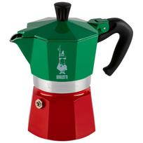 Bialetti Moka Express 3 puodelių espresso kavinukas Italia Tricolore