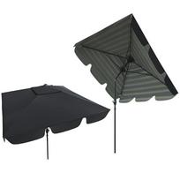 Sodo skėtis Carruzzo 2x2m, sudedamas (dryžuotas)