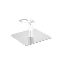 Kvadratinis kirpyklos kėdės pagrindas L009, nerūdijantysis plienas INOX
