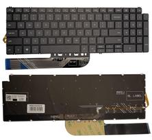 Klaviatūra Dell Inspiron 5584, 5590, 5593, 5594 su apšvietimu, US, pilka