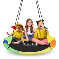 4FIZJO vaikiškos sūpynės Gandro lizdas XXL 120 cm, įvairiaspalvės