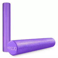 Masažinis volelis su dygliukais 4FIZJO CARE+ 90 cm, violetinis