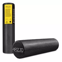 Masažinis volelis su dygliukais 4FIZJO CARE+ 60 cm, juodas