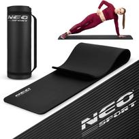 Neo-Sport fitnesso kilimėlis 183x60 cm, juodas