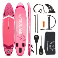 Pripučiama SUP irklentė TSUNAMI T10 PRO 350 cm, rožinė