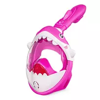 Vaikiška viso veido nardymo kaukė TSUNAMI Shark, rožinė