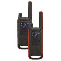 Motorola Talkabout T82 nešiojamosios radijo stotelės su įkrovikliu, 2 vnt., geltonos