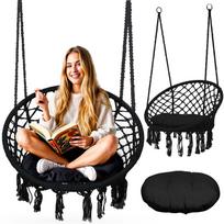 Sofotel Boho pakabinama kėdė-sūpynės 141257, juoda
