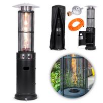 Dujinis terasos šildytuvas MultiGarden BYH-D-PC 11 kW su stikliniu vamzdžiu, juodas