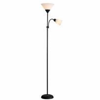 Modernus industrinis pastatomas šviestuvas, 170 cm, 2x E27, juodas