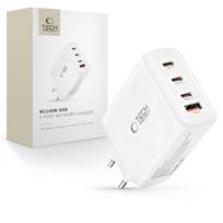 Tech-Protect NC140W-GAN 140W 4 prievadų įkroviklis, baltas