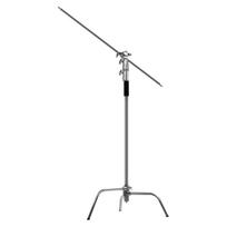 Šviesos stovas Camrock CS-330 C-stand su gerve 150–330 cm, sidabrinis