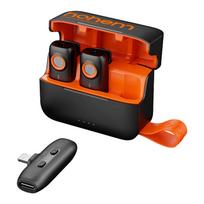 Belaidis prisegamas mikrofonas Hohem MIC-01 (2TX+1RX), Lightning