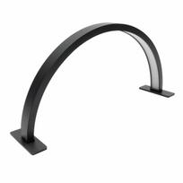 Kosmetinė LED lempa pusmėnulis ant stalo 36W 75 cm, juoda