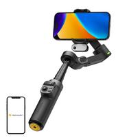 Aochuan X3 vaizdo stabilizatorius su AI jutikliu ir šviesa, juodas