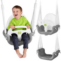 Ricokids 3-in-1 vaikiškos sūpynės, pilkos/baltos