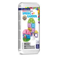 MAGNA-TILES MICROMAGS Kelioninis konstruktorius Spring Garden, 24 det.