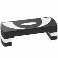 Aerobinis steperis, reguliuojamo aukščio, 3 lygiai (10/15/20 cm), iki 150 kg, 80x31x10-20 cm