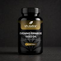 VH.Nutra Evening Primrose Seed Oil – 90 minkštųjų kapsulių