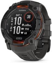 Garmin Instinct 3 - 50mm Solar juodas išmanusis laikrodis su anglies spalvos dirželiu