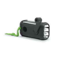 Muse | Portable Solar Radio with Crank and Flashlight | MH-08MB | AUX in | Bluetooth | FM radio