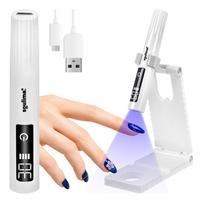 Soulima MINI nešiojama UV LED nagų lempa su stovu, 3W, LCD