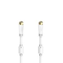 00205251 SAT Connection Cable, F-Plug - F-Plug, Gold-Pla