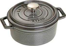 Staub Cocotte 12cm round Graphite grey, cast iron