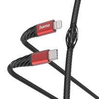 00201541 Extreme Charging Cable USB-C - Lightning 1.5m Nylon black/red