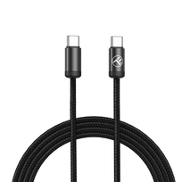 Minimalist USB-C to USB-C Cable 3A 1m Black